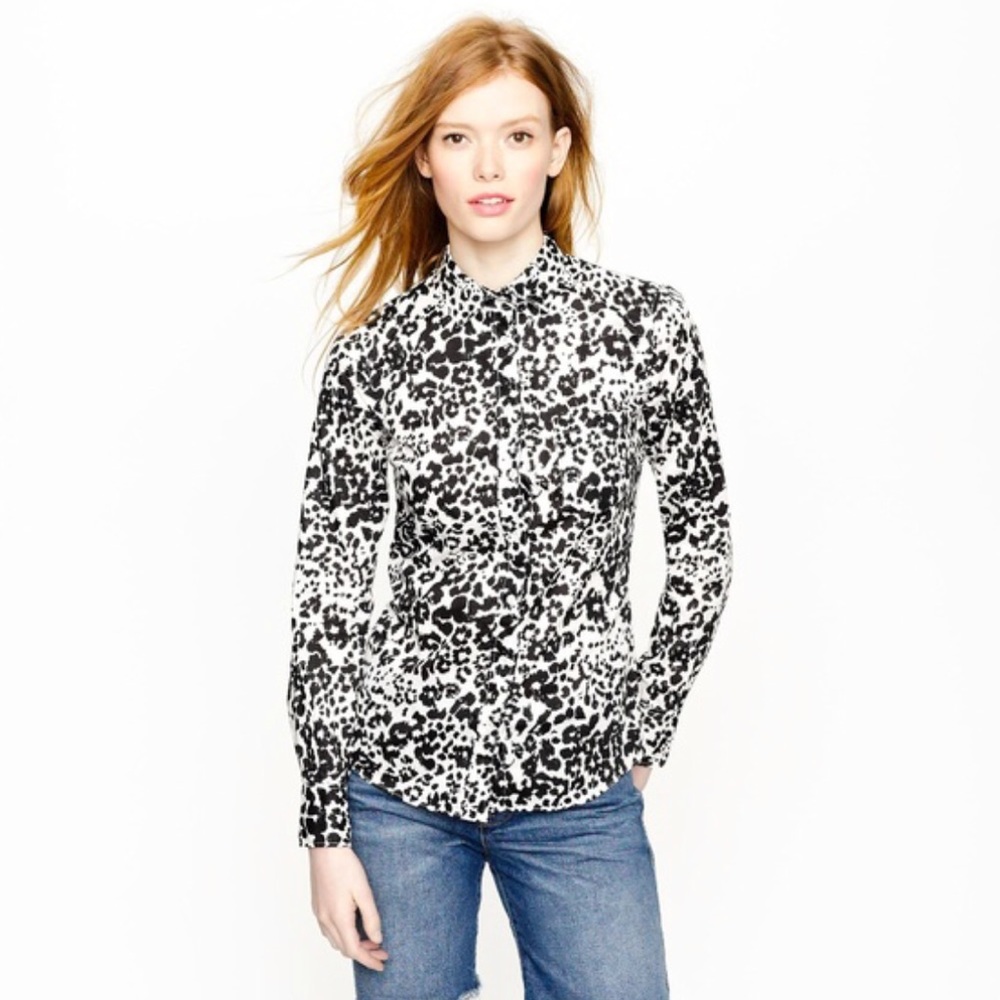 J. Crew Snowcat Boyfriend Fit Shirt 6